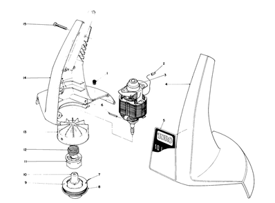 Part Location Diagram of 88011 Lawn Boy Line-Cutting 30- .05 Dia.